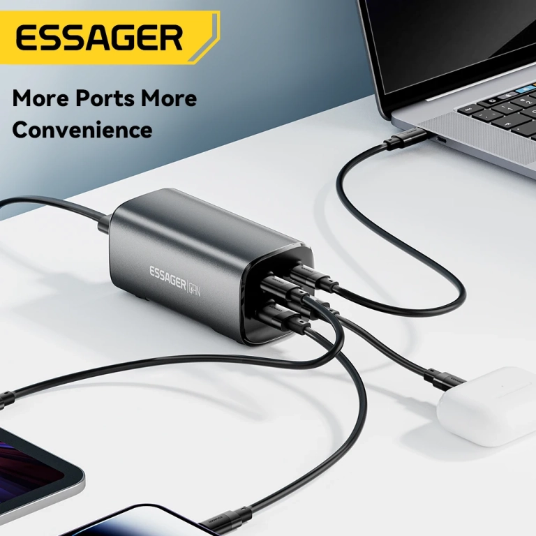 Essager 100 W-os USB C GaN töltő most csupán 7400 Ft-ért 5