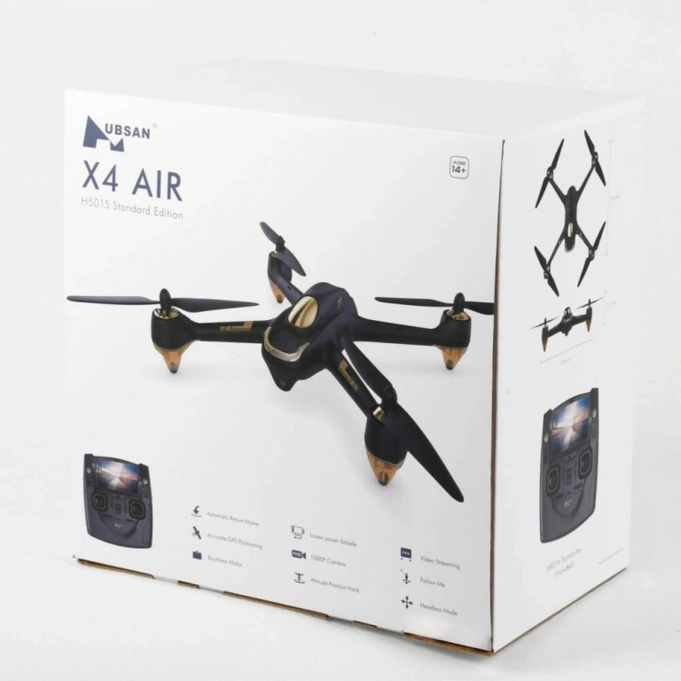 Hubsan H501S X4 quadrokopter drón 33 000 Ft alatti áron 7