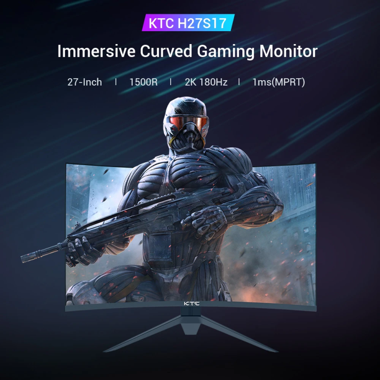 A KTC H27S17 gamer monitor egy ideális játszótárs 10