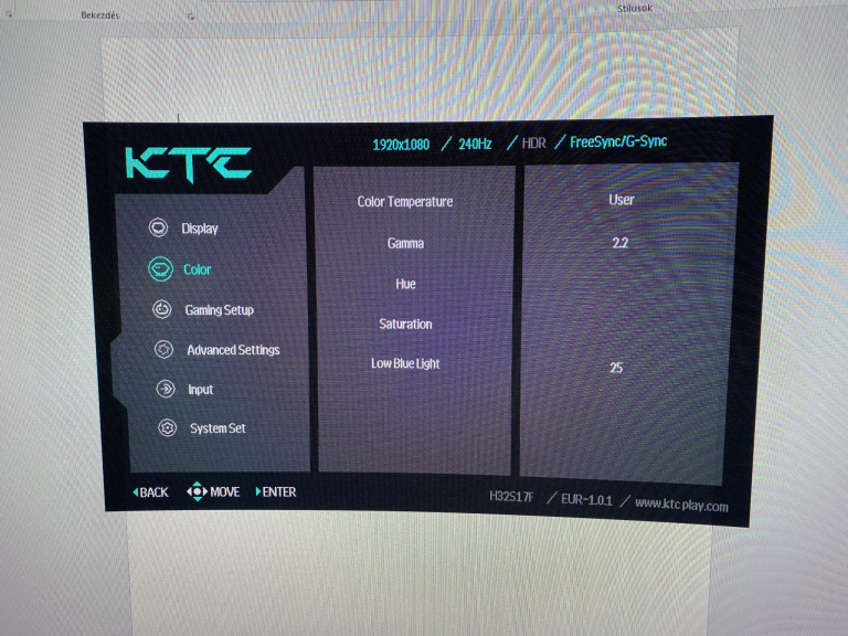 KTC H32S17F gamer monitor teszt 30