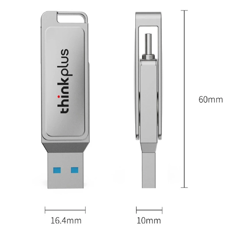 Kétféle, kétvégű Lenovo flash drive több méretben, olcsón 5