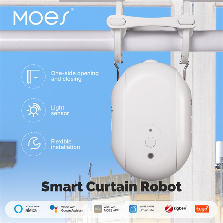 MOES Tuya függönyelhúzó robot kuponnal csak 14 600 Ft-ért 2