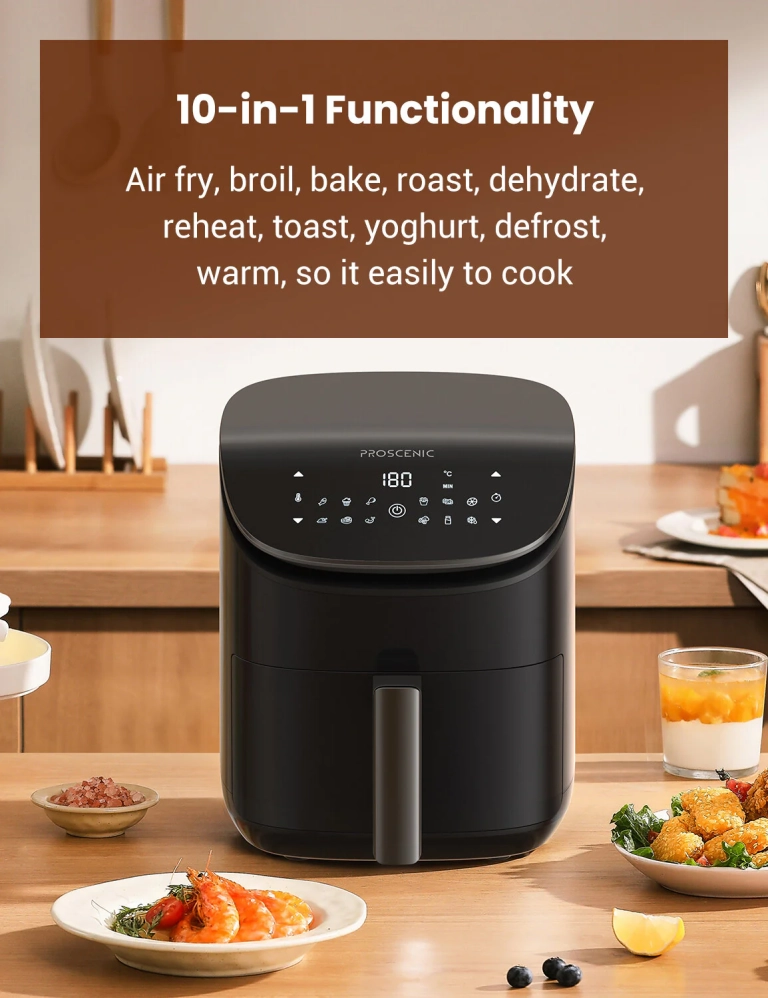 A Proscenic T20 air fryer 26 000 Ft alá kuponozható 5