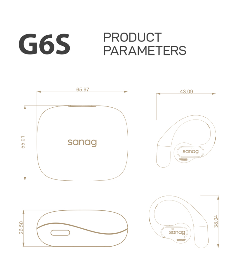 Kintről jobban megéri a Sanag G6S Bluetooth fülhallgató 14