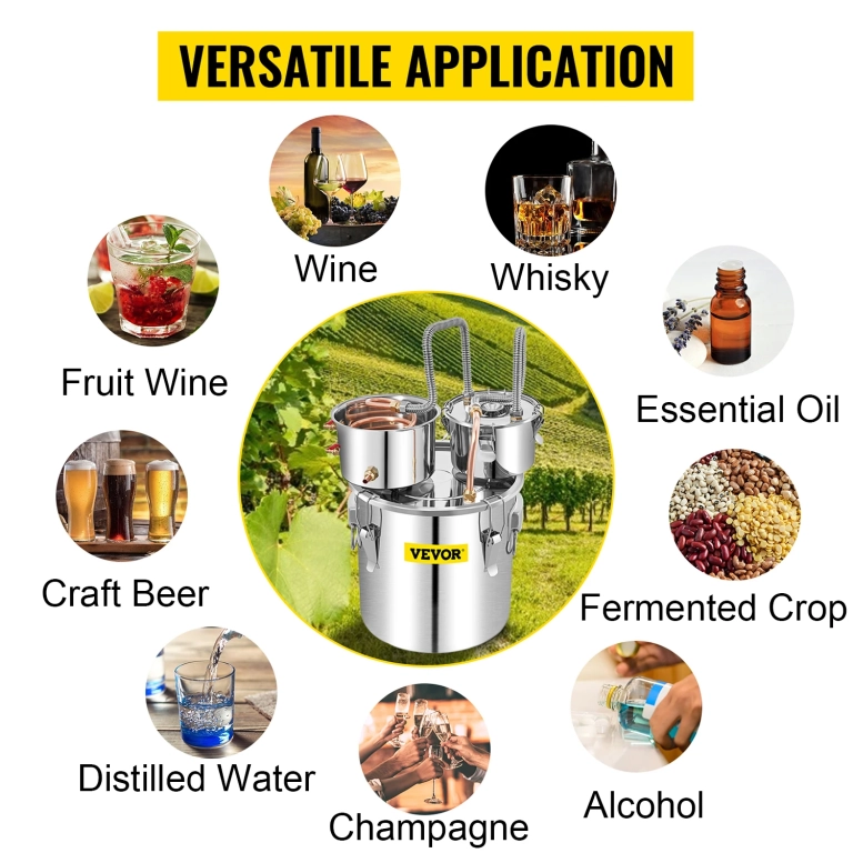 VEVOR 50 literes alkohol desztilláló csupán 48 000 Ft-ért 3