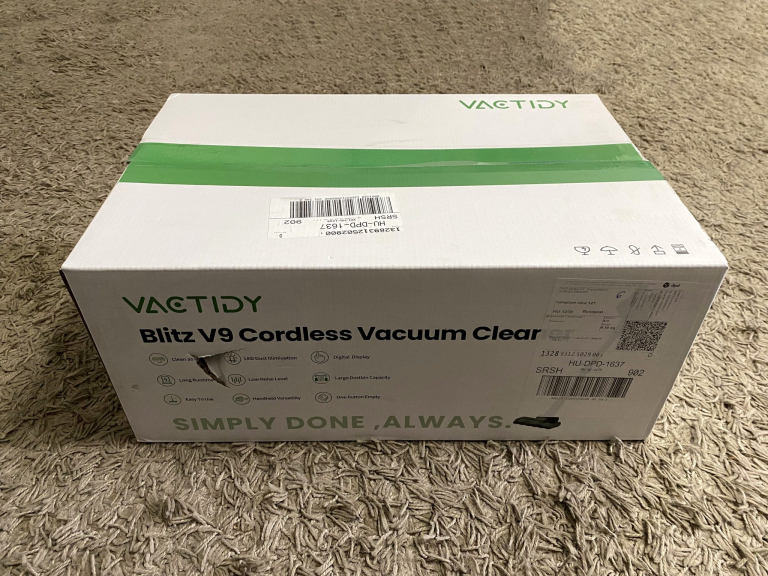 Vactidy Blitz V9 állóporszívó teszt 13