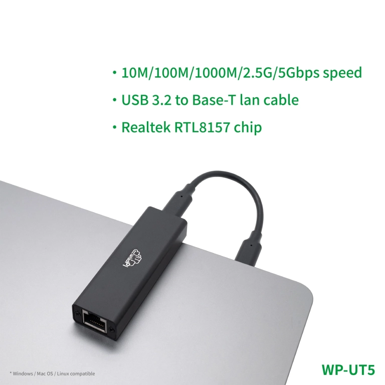 WisdPi 5 gigabites Ethernet adapter a gyors internetért 3