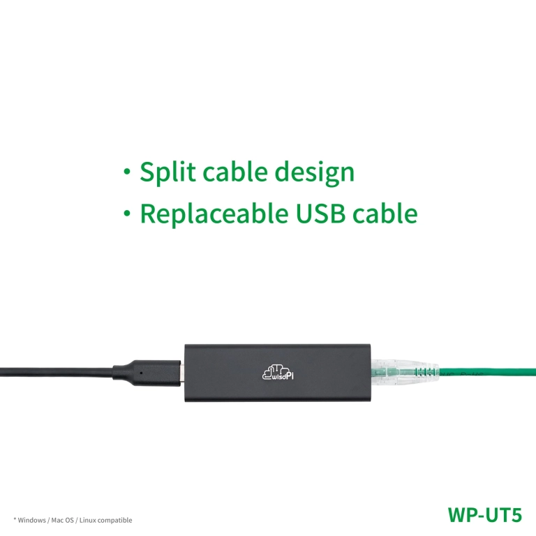 WisdPi 5 gigabites Ethernet adapter a gyors internetért 4