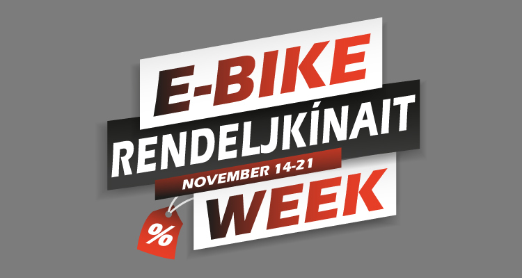 Zajlik az E-bike Week a RendeljKínaitnál alacsony árakkal