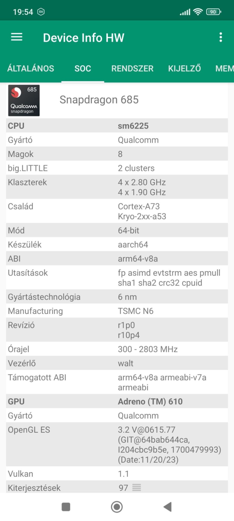 Redmi Note 13 4G okostelefon teszt 30