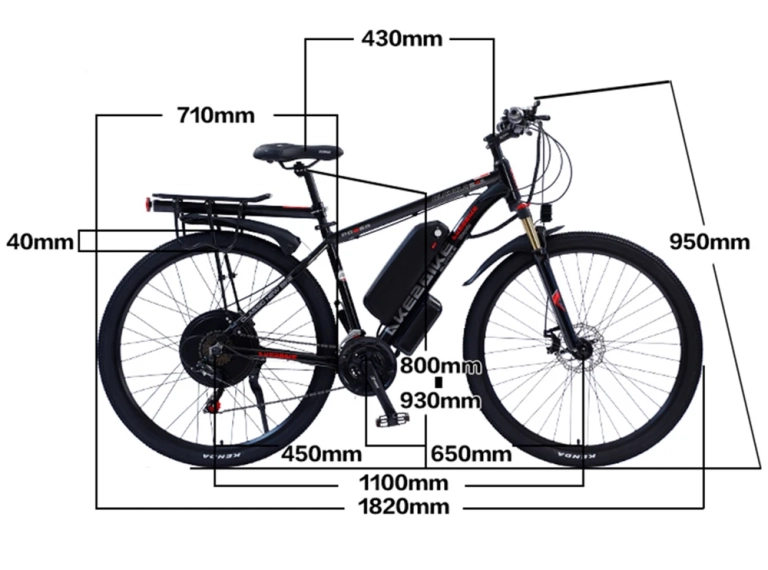 AKEZ 29″ elektromos bicikli napi ingázásokhoz 9