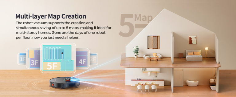 A HONITURE robotporszívó felmos, söpör és porszívózik is 6