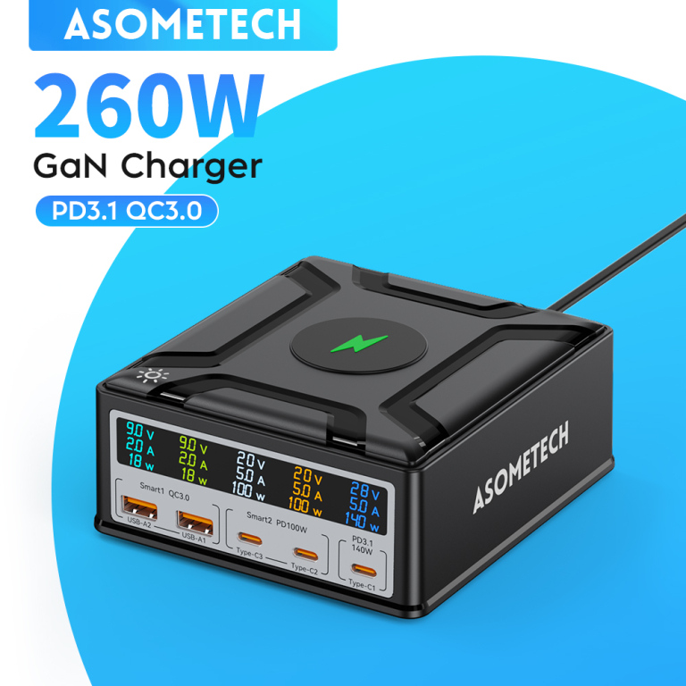 Asometech 160 W-os töltőállomás 11 400 Ft-ért 8