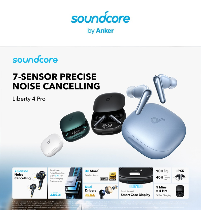 Hangzás felsőfokon: Soundcore by Anker Liberty 4 Pro 6