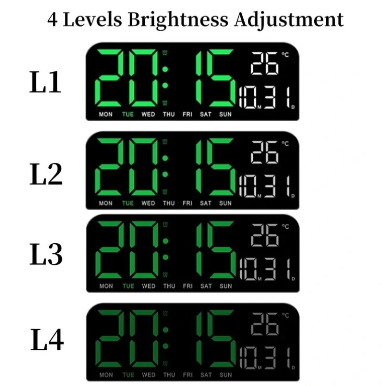 9 colos színes LED falióra rendelhető csupán 4800 Ft-ért 7