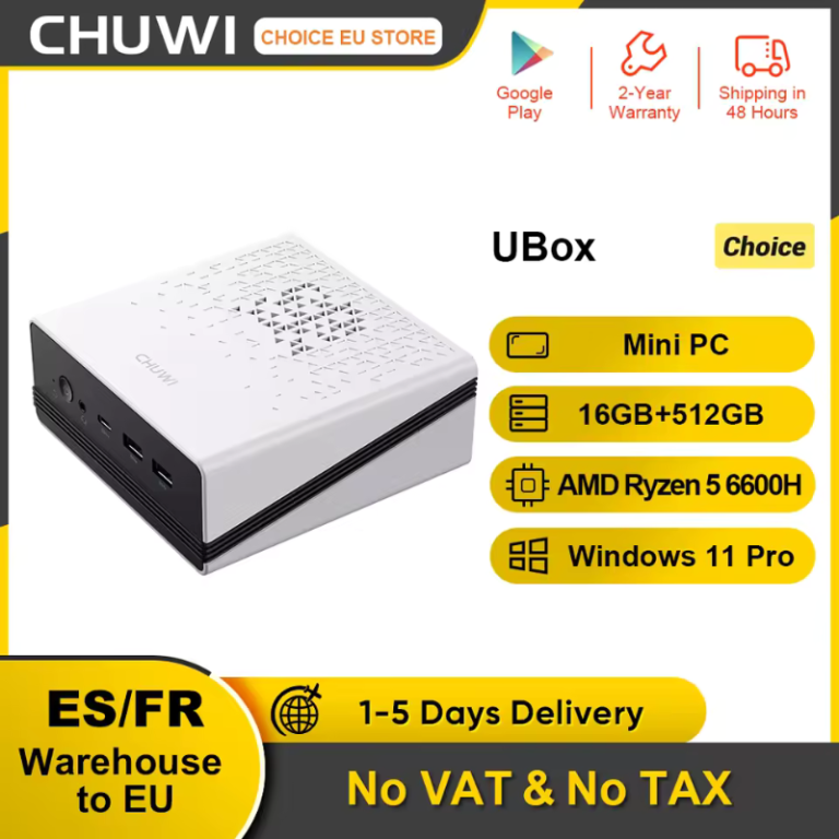 CHUWI UBox mini PC: a kicsi, de erős mindenes 7