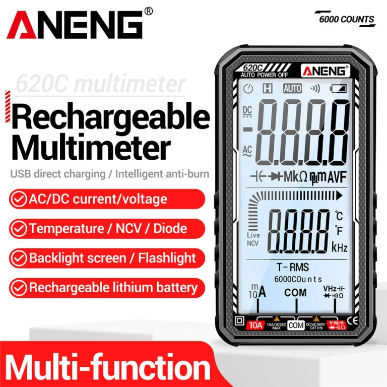 Az ANENG 620C multiméter mindent lát, mindent mér 3