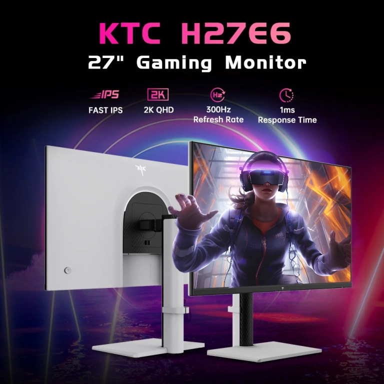 Új KTC H27E6 gamer monitor: 27″, QHD, 300 Hz és sok jóság 3