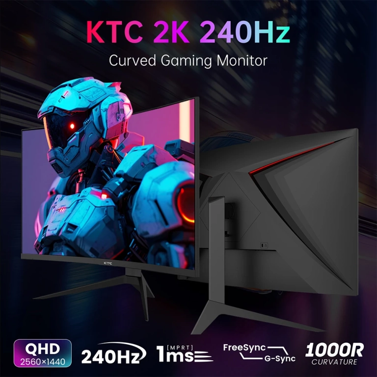 Új KTC H27S25E monitor: a gamerek álma, 240 Hz-en pörögve 3