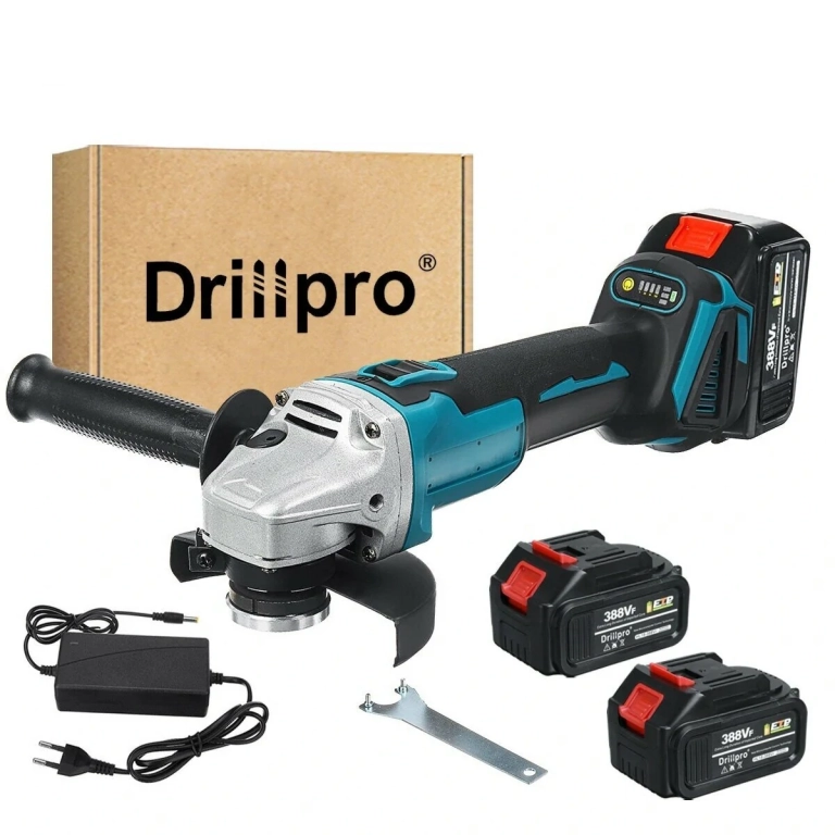 A Drillpro sarokcsiszoló kompakt és erős 3