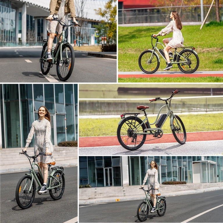 Tourol B2 elektromos bicaj 250 W-os erővel és retró vázzal 7