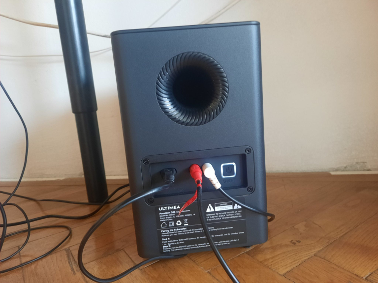 Ultimea Poseidon D60 soundbar teszt 20