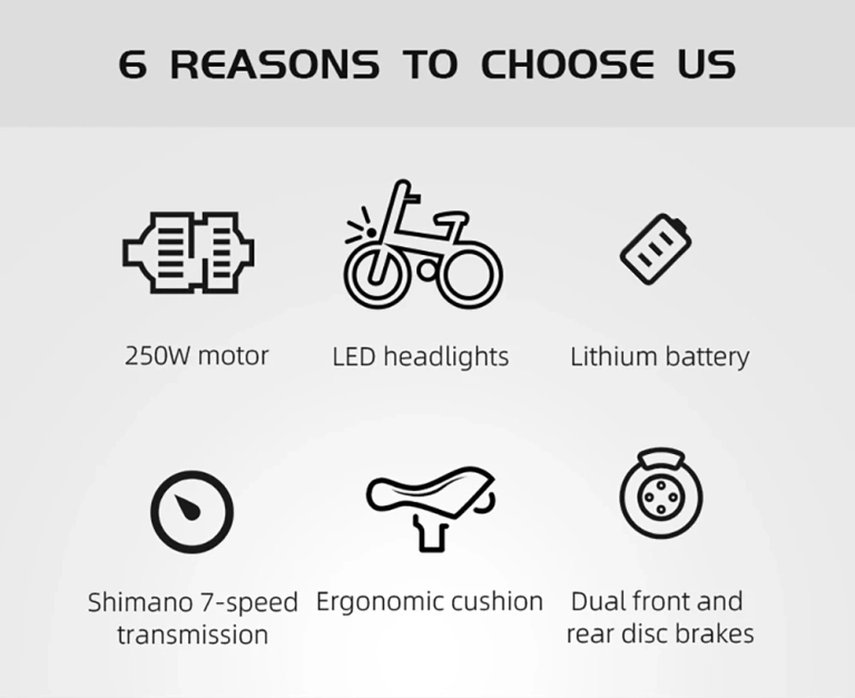 AVAKA R1 Electric Bike – 250W Quiet Power 8