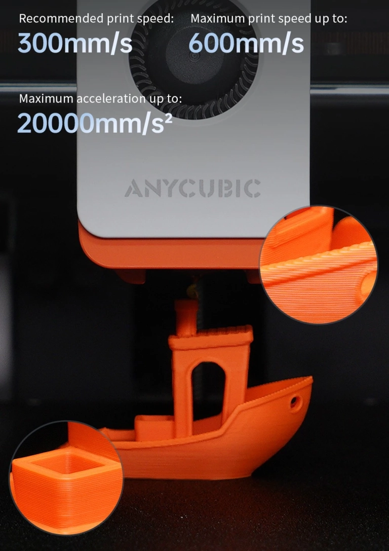 Anycubic Kobra S1: 3D nyomtatás 600 mm/s-el, pontosan 10