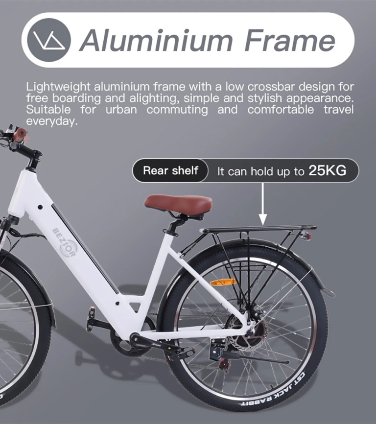 Rejtett akku, brutál nyomaték – Ez a Bezior M3 e-bike 10