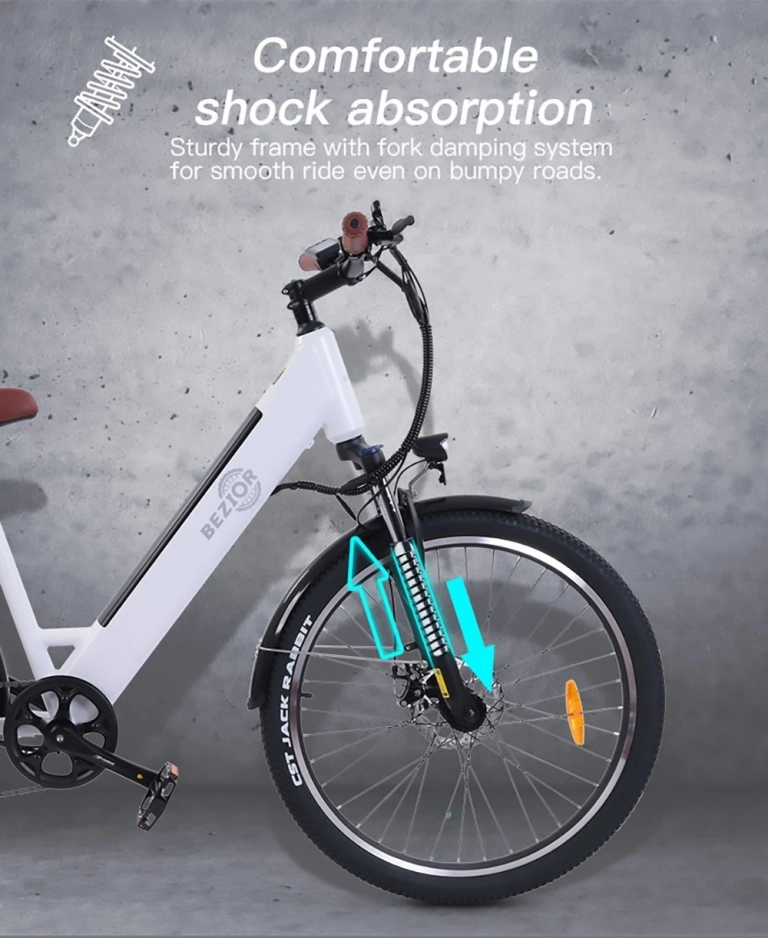 Rejtett akku, brutál nyomaték – Ez a Bezior M3 e-bike 6