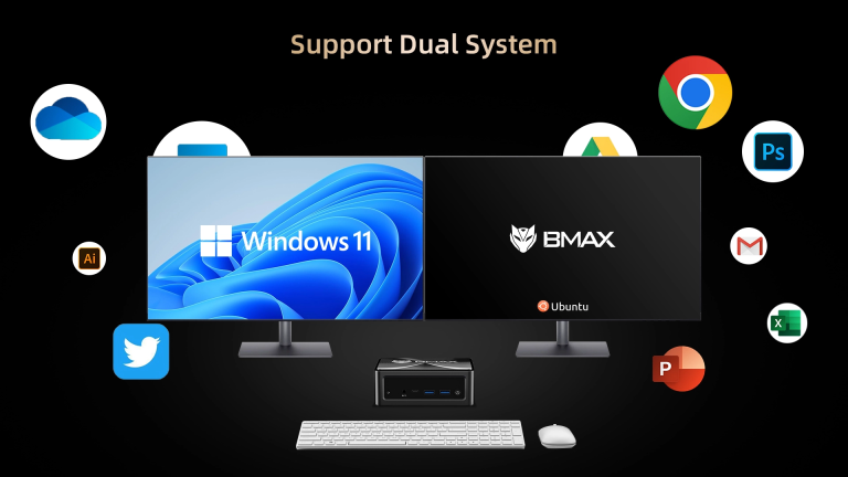 A BMAX B5A Pro PC csak a hellyel takarékos, az erővel nem 11