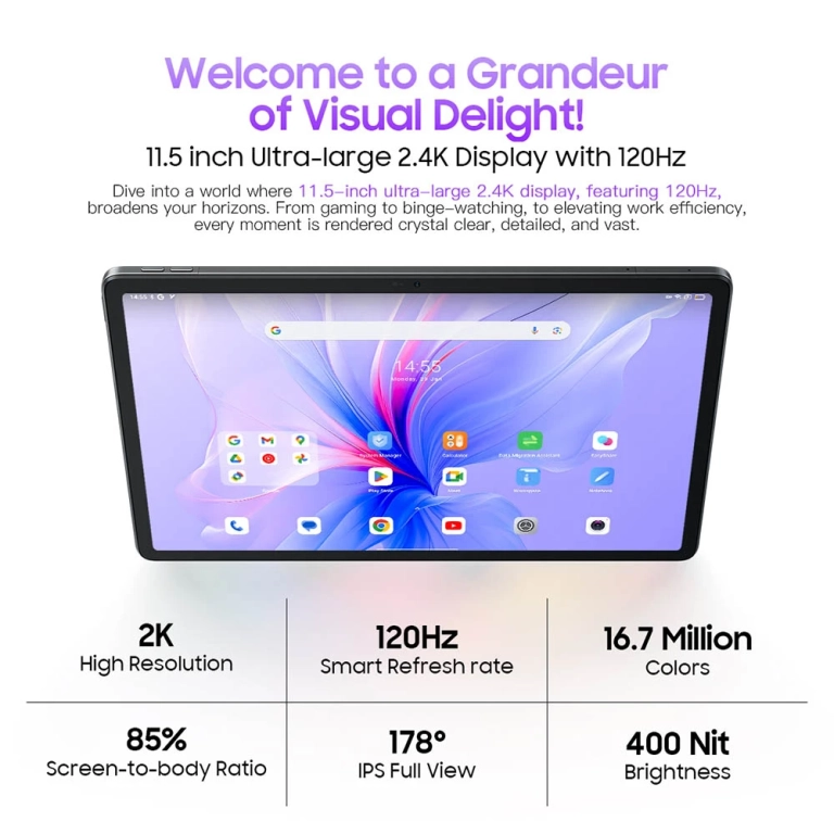 Blackview MEGA 1 tablet – felnőtt a feladathoz 7