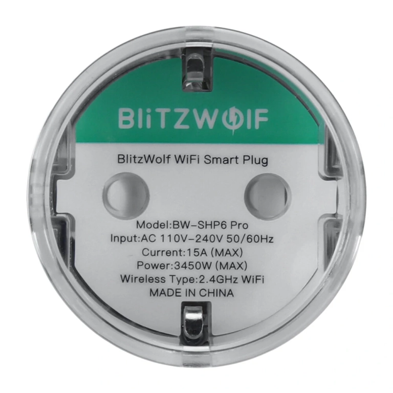 BlitzWolf BW-SHP6 Pro okos dugalj: energiafigyelő a falban 7