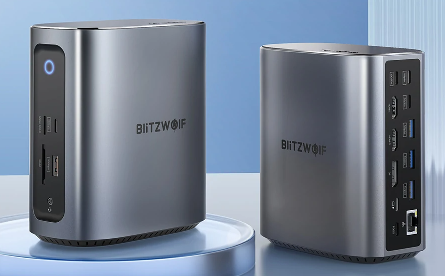 Portdömping egy kábelen: BlitzWolf BW-TH15 dokkoló 1