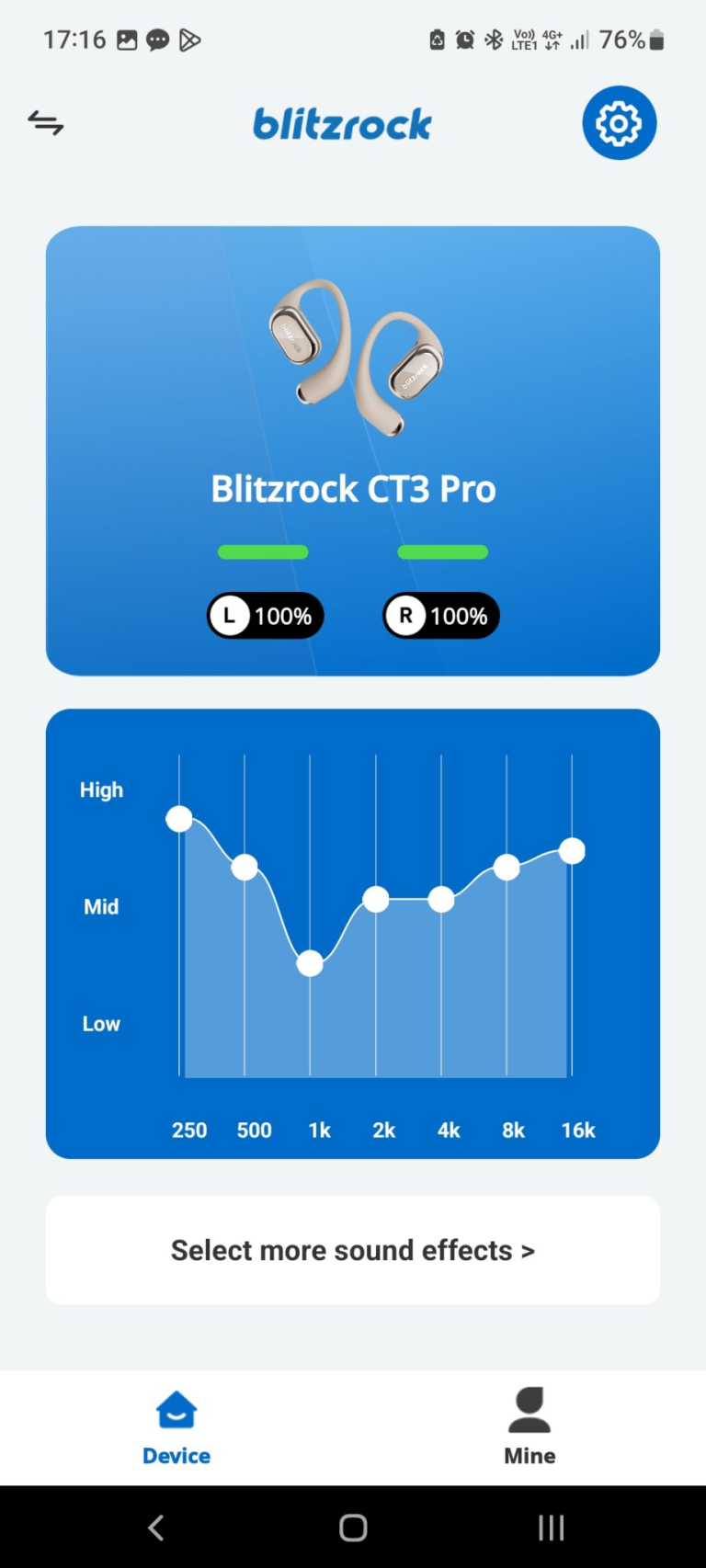 BlitzRock CT3 Pro Bluetooth fülhallgató teszt 22