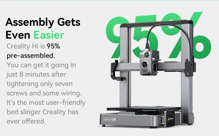Creality Hi Combo 3D nyomtató – Felpörög a kreativitás 2