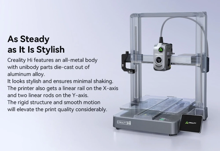 Creality Hi Combo 3D nyomtató – Felpörög a kreativitás 3