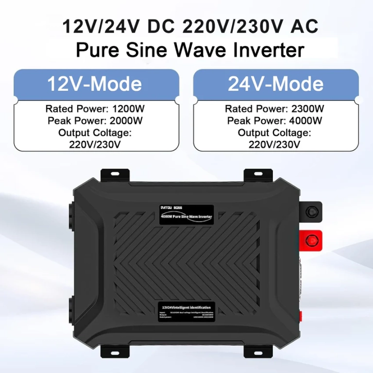 DATOUBOSS inverter: áramellátás tiszta szinuszhullámmal 9