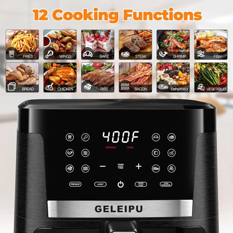A GELEIPU DL27 air fryer megmenti a hétköznapjaid 4