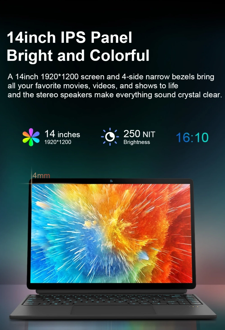 Ninkear T40 2 az 1-ben tablet teszt 65