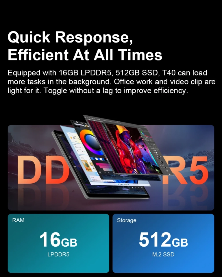 Ninkear T40 2 az 1-ben tablet teszt 62