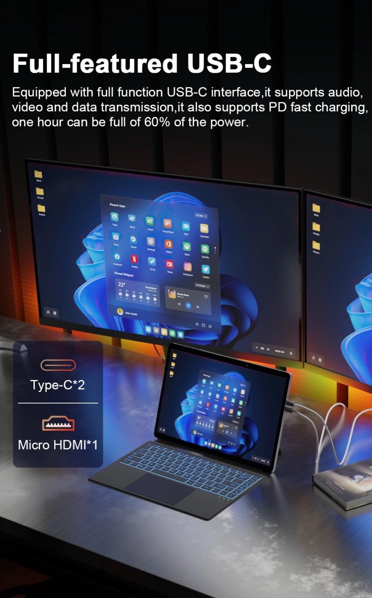 Ninkear T40 2 az 1-ben tablet teszt 60