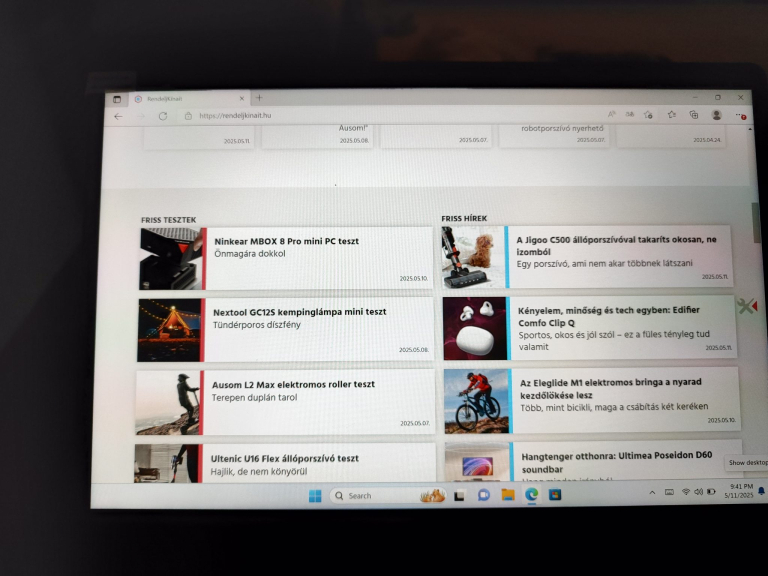 Ninkear T40 2 az 1-ben tablet teszt 22