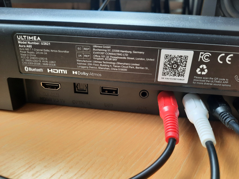 Ultimea Aura A60 soundbar teszt 20