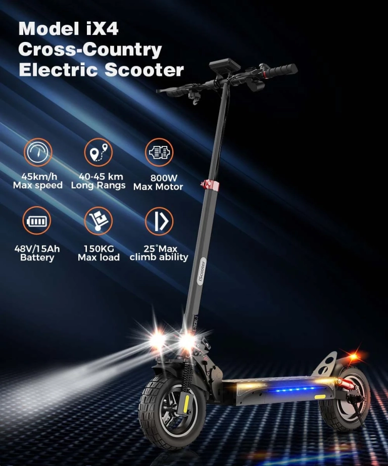 Ha kinőtted a Lime-ot: itt az iScooter iX4 e-roller 5