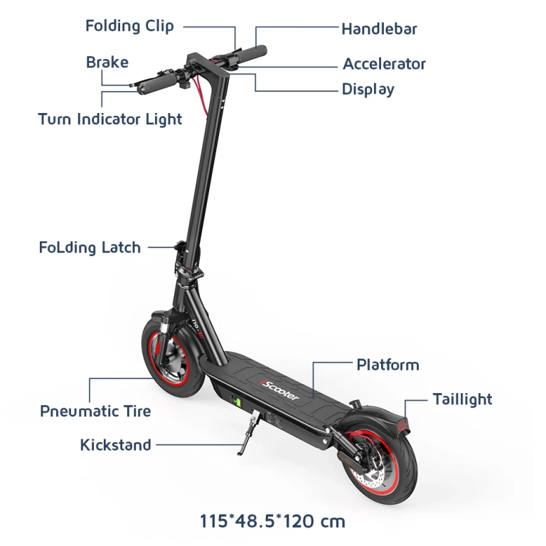 iScooter i10 e-roller – Két keréken, sok wattal, kuponnal 16