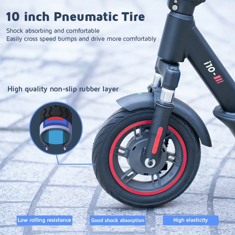 iScooter i10 e-roller – Két keréken, sok wattal, kuponnal 11