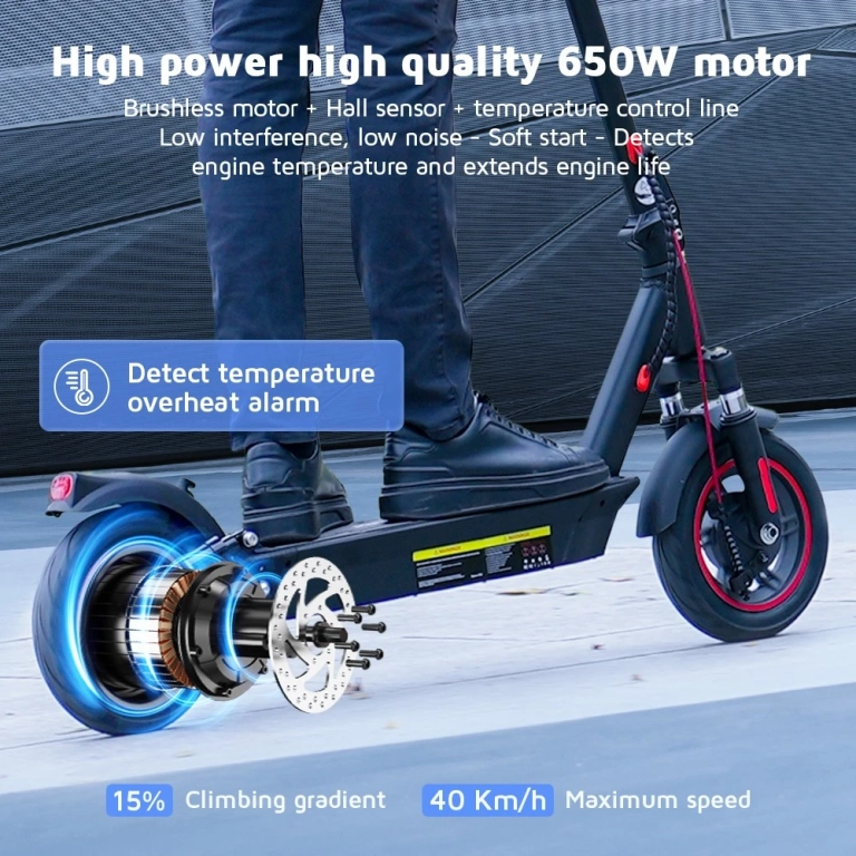 iScooter i10 e-roller – Két keréken, sok wattal, kuponnal 9