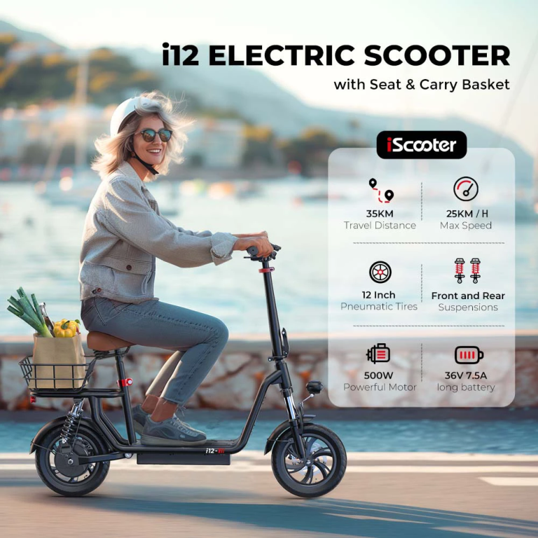 Izzadás nélkül A-ból B-be? iScooter i12 e-roller a válasz 3