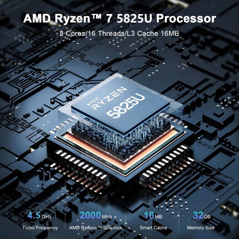 Ryzen 7-tel támad az ALLIWAWA U58 mini PC 10
